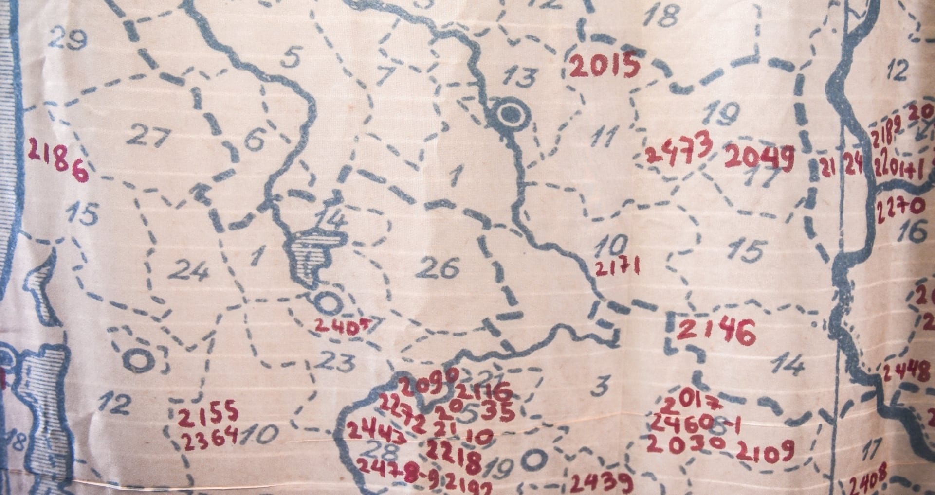Map with boundaries